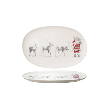 Santa Serving Platter