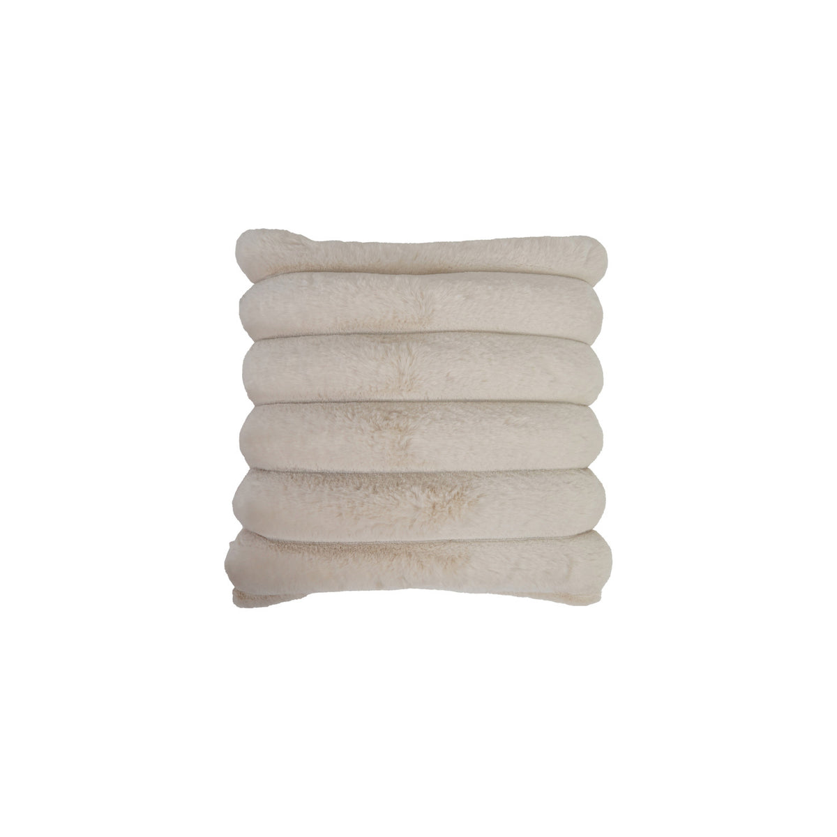 18" Square Faux Fur Pillow