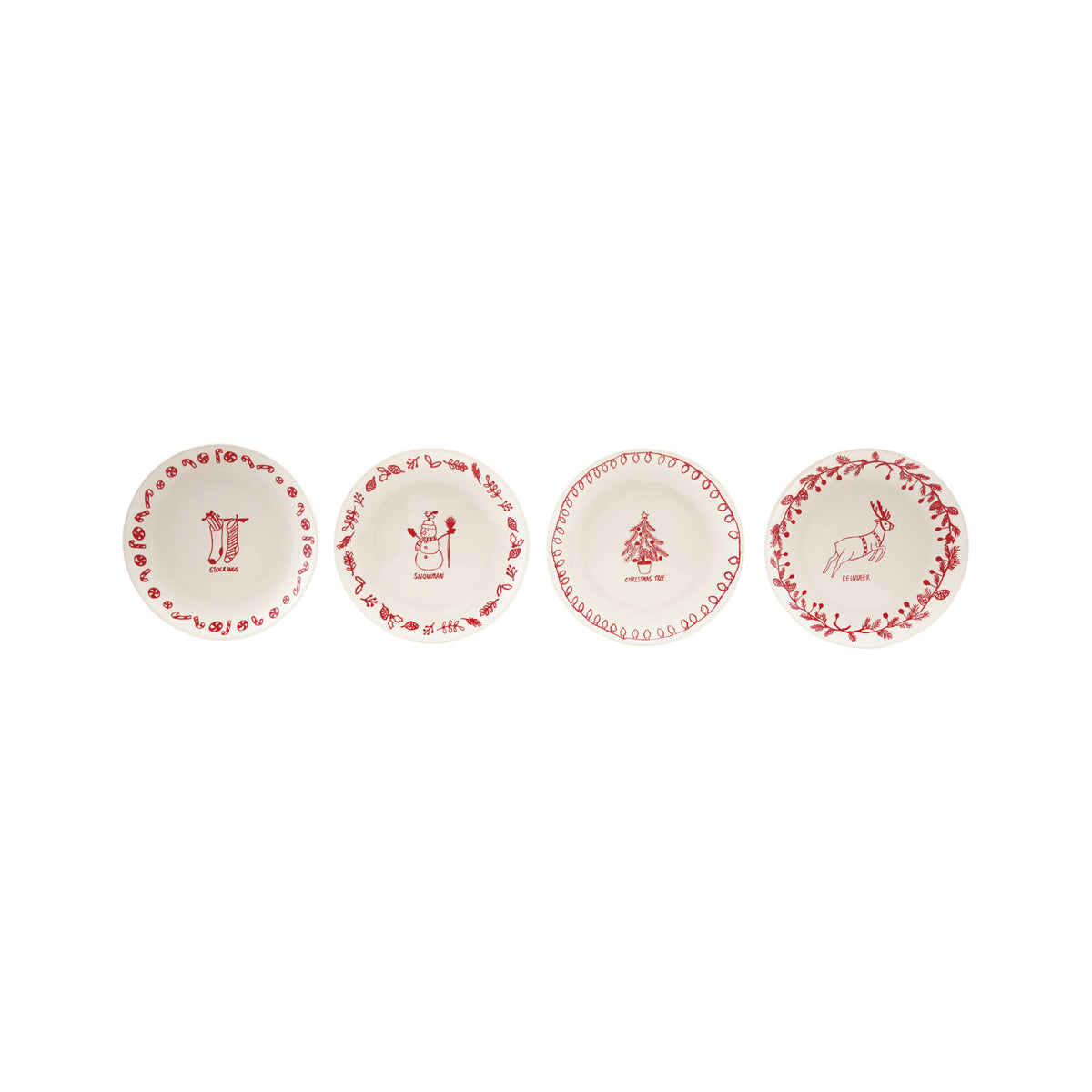 Holiday Plate, 4 Styles