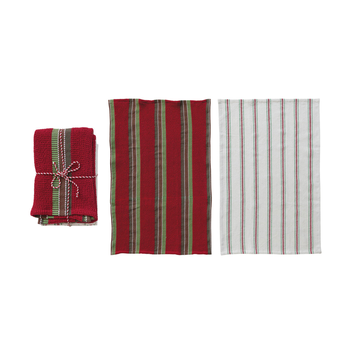 Waffle Weave Towels & Mango Wood Serving Board